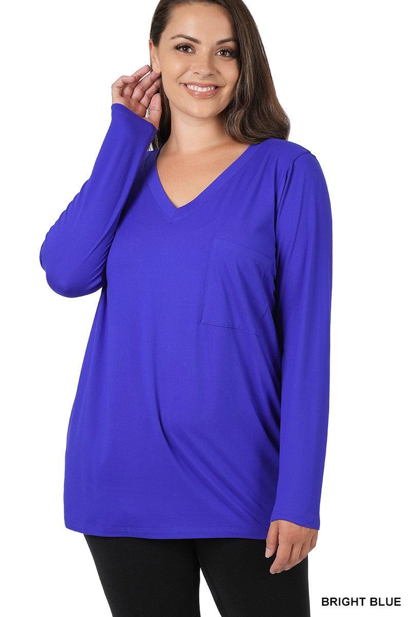 PLUS BRUSHED DTY MICROFIBER FRONT POCKET