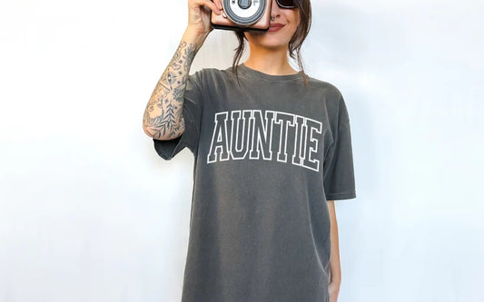 CUSTOM SCREEN PRINT SHIRT - AUNTIE