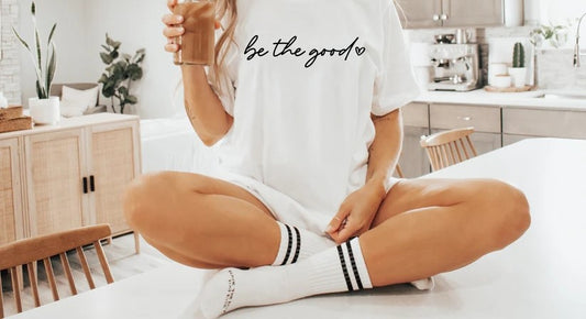 CUSTOM SCREEN PRINT SHIRT -  BE THE GOOD HEART