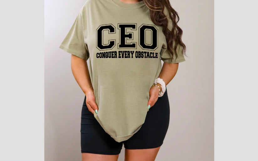 CUSTOM SCREEN PRINT SHIRT - CEO