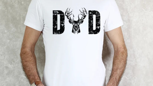 CUSTOM SCREEN PRINT SHIRT - DAD HUNTING