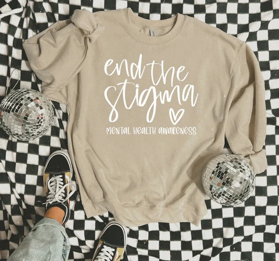 CUSTOM SCREEN PRINT SHIRT -  END THE STIGMA