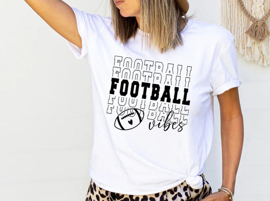 CUSTOM SCREEN PRINT SHIRT - FOOTBALL VIBES