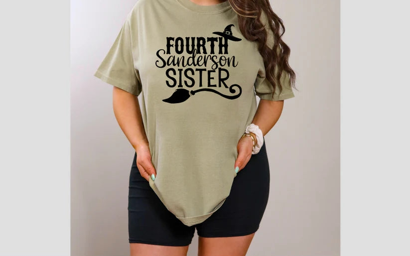 CUSTOM SCREEN PRINT SHIRT - FOURTH SANDERSON SISTER