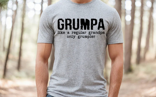 CUSTOM SCREEN PRINT SHIRT - GRUMPA