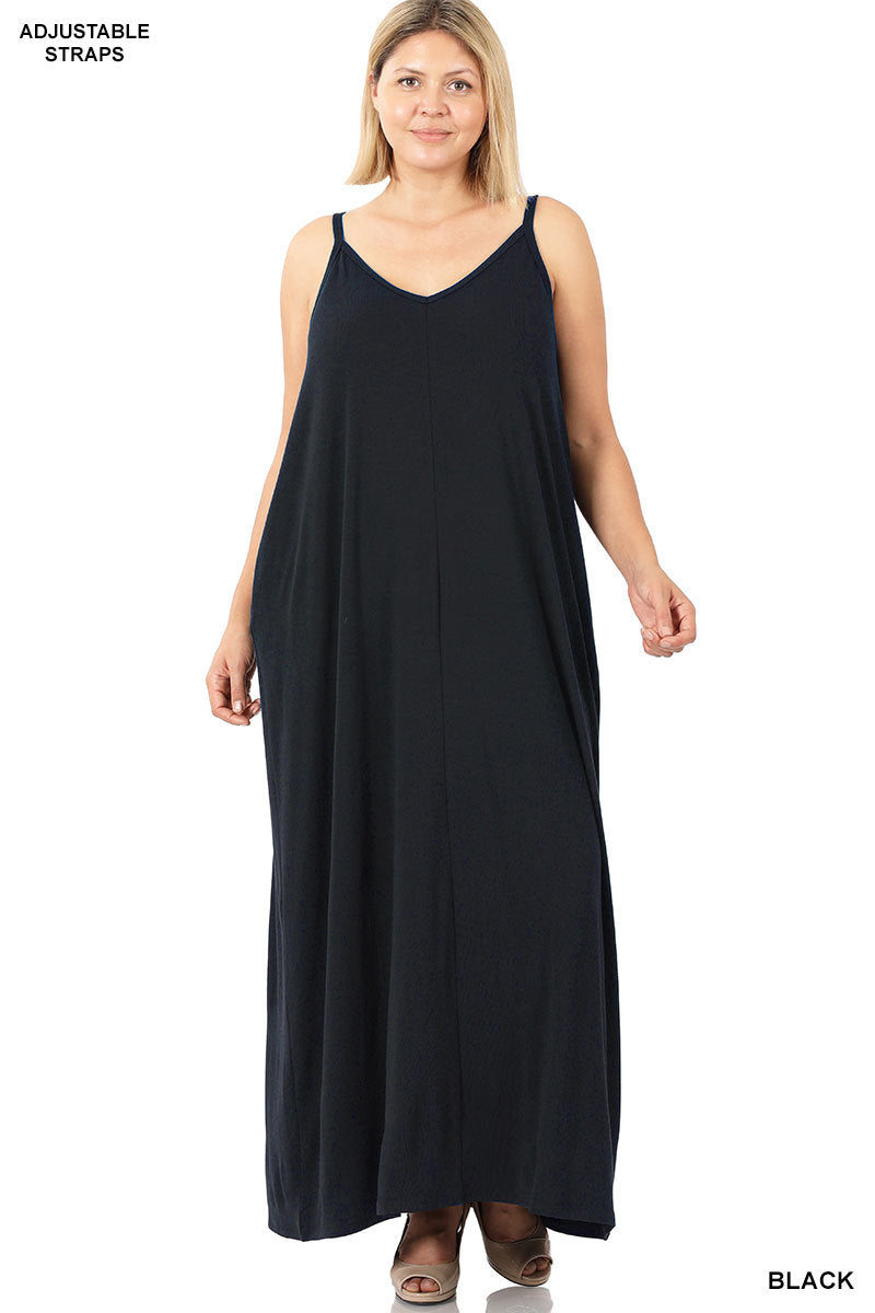 MAXI DRESS W/ POCKETS