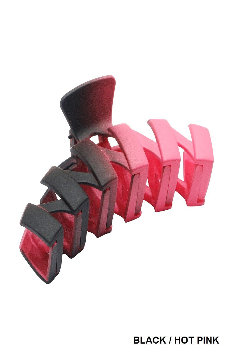 OMBRE ZIG ZAG CLAW HAIR CLIP