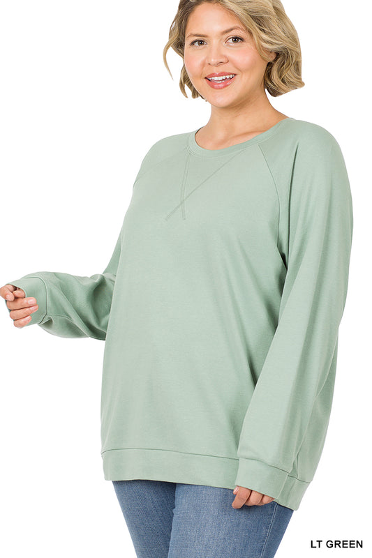 RAGLAN SLEEVE PULLOVER