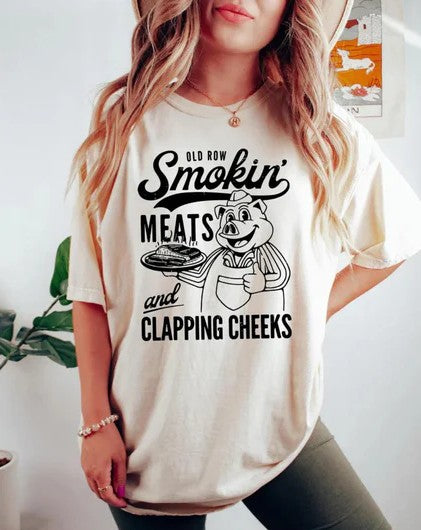 CUSTOM SCREEN PRINT SHIRT - SMOKIN' MEATS