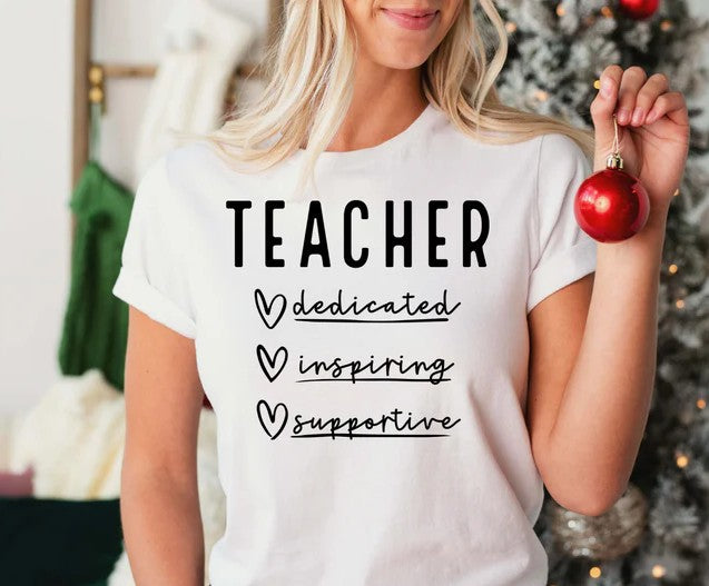 CUSTOM SCREEN PRINT SHIRT - TEACHER