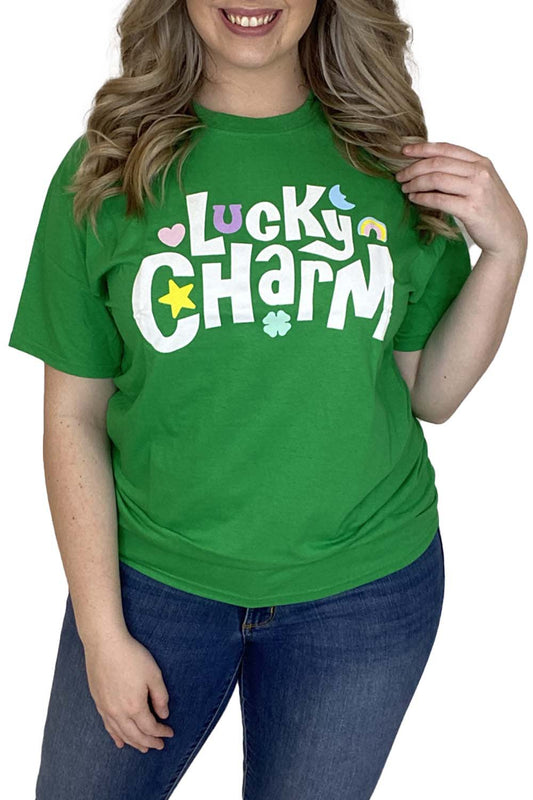 LUCKY CHARM GRAPHIC TEE (S-XL)