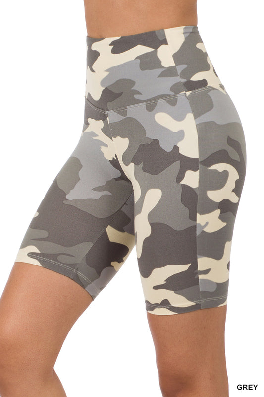 BRUSHED MICROFIBER CAMO SHORTS (S-XL)